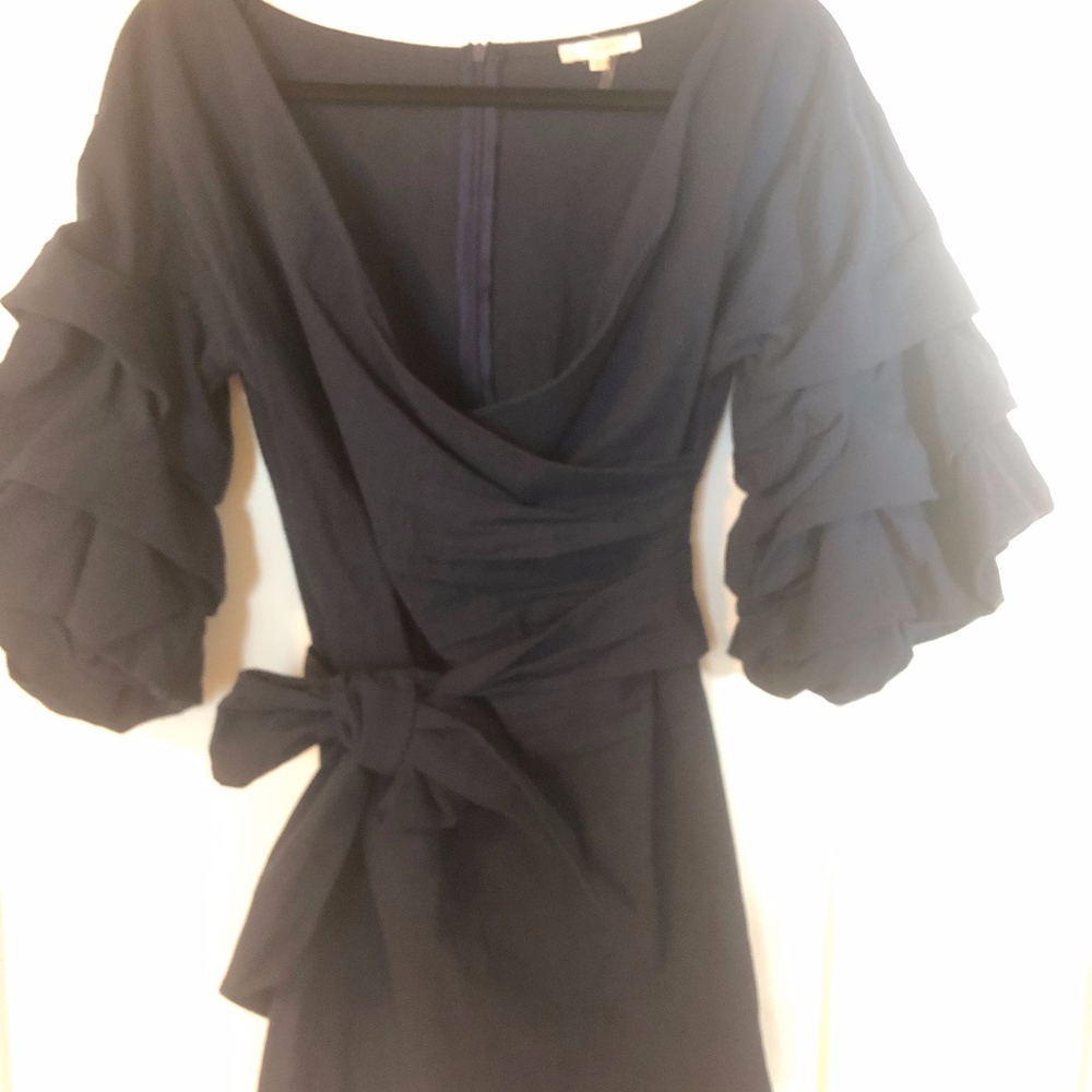 Mini Navy Kimono sleeve dress